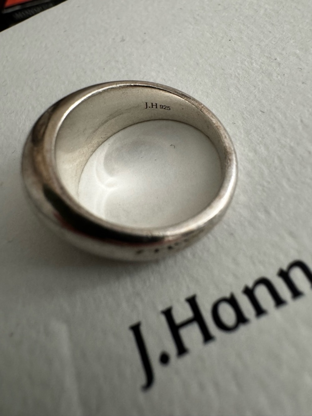 J.Hannah Smooth Silver Form Ring II - Picture 5 of 6